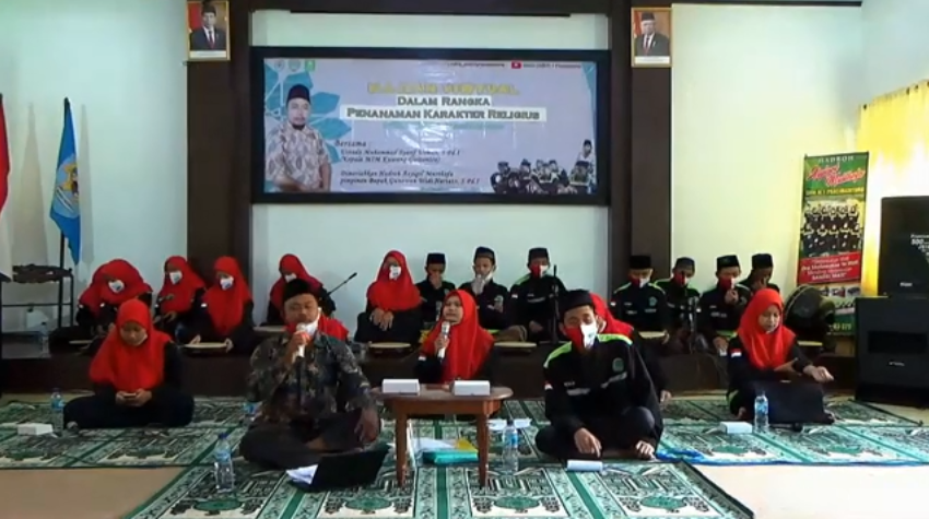 KAJIAN VIRTUAL dalam rangka PENANAMAN KARAKTER RELIGIUS ROHIS SMKN 1 PRACIMANTORO