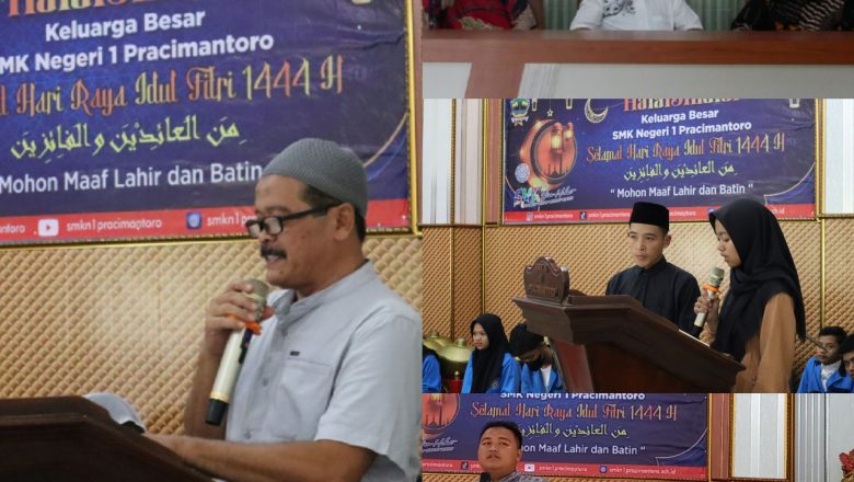 SMK Negeri 1 Pracimantoro Wonogiri Rawat Semangat Persatuan Melalui Tradisi Halal Bihalal