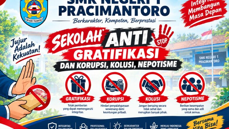SEKOLAH ANTI GRATIFIKASI DAN KORUPSI, KOLUSI, DAN NEPOTISME