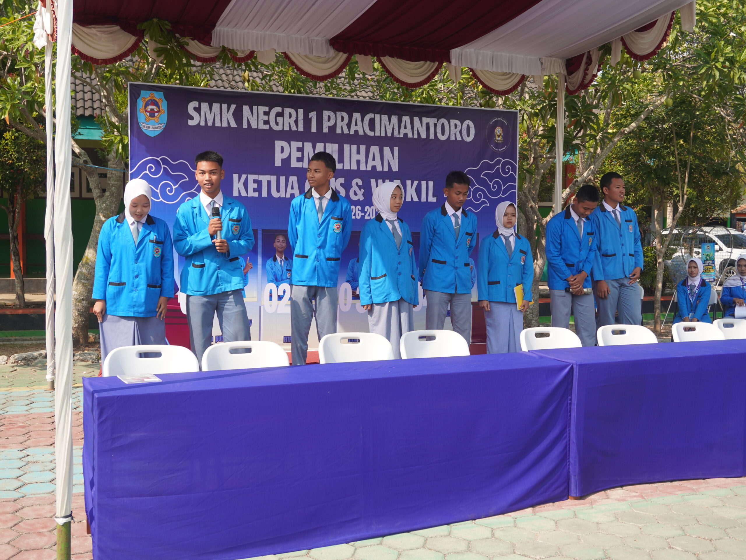 Debat Pemilihan Ketua Osis SMK Negeri 1 Pracimantoro Berlangsung Menegangkan